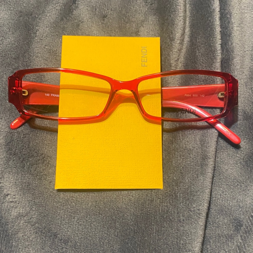 Fendi Vibrant Red Eyewear